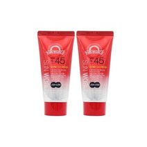선크림 100ml 2개 SPF45 PA+++ 피부톤보정, 울트라 선크림 100ml 2개 SPF45