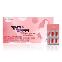생리불순 폐경 비타민 골다공증 여성 여자 영양제 갱년기&우먼비바 건강기능식품 120캡슐