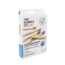 험블 브러쉬 키즈 소프트 친환경 스웨덴 대나무칫솔 Humble Brush Kids 5팩, multi
