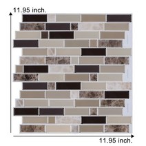 인조대리석타일 바닥셀프시공 바닥데코타일Vividtiles 혼합 색상 대리석 돌 질감 쉬운 DIY 자체 접착 비닐, 07 VT002