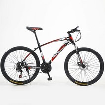 29인치 자전거 MTB 풀샥 바퀴큰 입문용 고급 큰 하드테일 튼튼한 엠티비 29, 26 검붉은색 발견_29인치