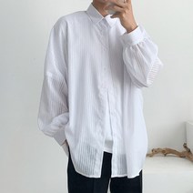 (리티오) 루즈핏 린넨 거즈셔츠 G 11561