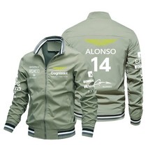 2023 애스턴 마틴 포뮬러 원 F1 자켓 AM14 Fernando Alonso Jack Van F1 레이싱 자켓 오토바이 사이클링 유니폼 자켓, 03 lv se_05 XL, 1개