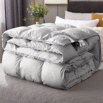 리얼 구스이불 솜털 90% 거위털 이불 여름 겨울 이불커버 힐튼 호텔 베게, 180X220cm의두꺼운이불[약8근]