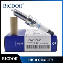 자동차 점화 BICDOII 18846-10060 이리듐 점화 플러그 현대 i30 i40 악센트 소나타 제네시스 투손 벨로스터, 01 4Pcs