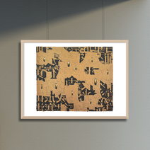 물방울 김창열 판화 (액자추가 가능), (원목)우드블랙