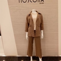 모스코나 NC05 스탠카라박시형린넨자켓 MOJK226Z1
