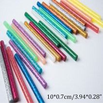 핫멜트 접착제 스틱 고온 내성 투명 고점도 DIY 공예용 수제 도구, 03 Mixed 02-10pcs