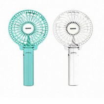 한빛전자 강력 휴대용 핸디형 미니 학생 손 선풍기 1개 접이식 손잡이 안전한 (우수한 정밀 전자회로 탑재) 풍속조절 대용량 베터리 26000mAh USB충전 책상 에 세울수있음 작지만 강력한 파워 시원한 손선풍기 여행용 학교 학원 튼튼한 오래가는 소형 충전식, 화이트, HV-4803