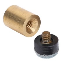 가정용 포켓볼 용품 부품 연습 당구 팁 나사 구리 PU 가죽 풀 10 개 스누커 페룰 엔터테인먼트 액세서리, 02 11mm