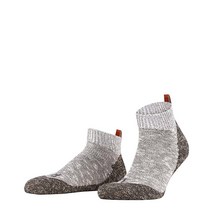 FALKE 남성 롯지 홈패드 슬리퍼 양말 발목 길이 겨울과 가을용 하우스 밑창 그립 아늑하고 따뜻함 면 그레이 (라이트 3400) 3524058365