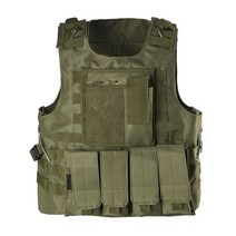 방검복 방탄조끼 방탄복 yakeda 전술 조끼 야외 사냥 플레이트 캐리어 보호 조절 조끼 airsoft 캐리어 전투 장비, 아미 그린, 아미 그린