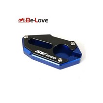 스즈키 SV650X 20182020 SV650 SV sv650 20162021 오토바이 사이드 스탠드 확장 킥 플레이트 확대기 지원, Blue