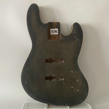 재즈베이스 기타 바디 솔리드 우드 오른손 액티브 픽업 디자인 DIY 및 교체베이스 부품 손상 더러움, 39 인치