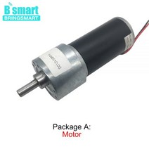 Bringmart DC 기어 모터 12 볼트 감속기 엔진 고속 토크 가역 24V 감소 기어드 JGB37-3157, 12v 30rpm, package R