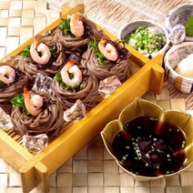 메밀 모밀 소바 5인분 세트 생면 가스오부시 소스 집에서 간단하게 저렴하게 드세요