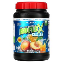 올맥스 Isoflex Chiller WPI 분리 유청 단백질 프로틴 Whey Protein Isolate 시트러스 Peach Sensation 2lbs 907g