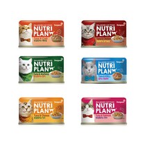 동동이네 고양이 캔 동원 뉴트리플랜 캣 캔 160g 6종 중 택1 배변활동 도움 그레인프리 고단백 습식 통조림 캔간식, 1개, 흰살참치와 크릴새우