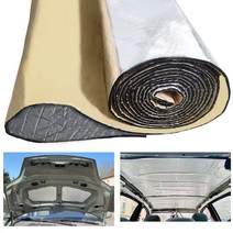 자동차 방음 100 // 200/300/400cm x 50cm 사운드 데드 너 매트 5/7/10mm 후드 엔진 도어용 댐핑 소음 데드닝, [14] 10mmx400cmx50cm, 1개
