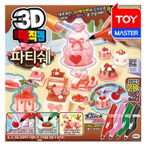 미미월드 3D매직펜(4펜)-파티쉐 / 케이크만들기 매직라이트, (미미월드) 3D매직펜(4펜)-파티쉐