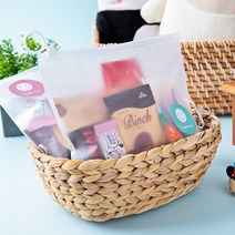 10개_간식 8종+무료라벨 선물 세트 과자 아이 어린이 단체 유치원 학교 학원 시상품, 1I3N_인기 간식 파우치 X10