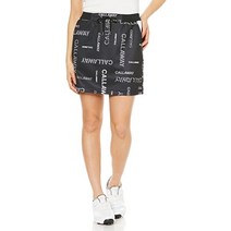 캘러웨이 C22128205 여성 스커트 Full Pattern Logo Print Cardboard Knit 골프