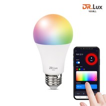 닥터룩스 LED 똑띠전구 9W 스마트 컬러 전구, 1개