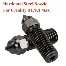 3D프린터부품 노즐 키트 Creality K1 용 경화 강철 Max Sidewinder X1 X2 Genius Pro 3D 프린터용 화산 600 1 2 개, 11.1.2mm - 1 조각