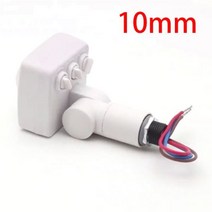 PIR 모션 센서 야외 실내 적외선 조명 스위치 LED 빛에 민감한 AC 85-265V IP54 시간 지연 홈, 10mm white, CHINA