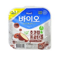 바이오 초코링프로틴볼 토핑요거트 130g x 6개, 상세페이지 참조