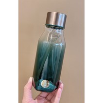 스타벅스 MD한정판 다크그린 그레디언트 워터보틀 핸드물병 473ml