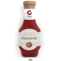 [ 조 은 마 켓 ] 습 관 처 럼 고 르 지 않 나 요? 싱 싱 한 토 마 토~! **청 정 원** 진 한 토 마 토 케 찹 토 마 토 원 료, 2개, 300g