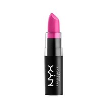 NYX PROFESSIONAL MAKEUP 매트 립스틱 쇼킹 핑크(쿨톤 핫핑크), 1 Count (Pack of 1), 신혼여행