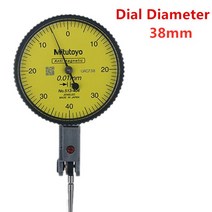 내경 측정기 보어게이지Mitutoyo CNC 다이얼 표시기 0-0.8mm 0.01mm 레벨 게이지 스케일 정밀 메트릭 Dovet, 02 YELLOW