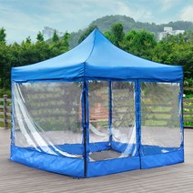 캠인노크 끈타입 접이식 캐노피 방수 천막 <프레임+지붕+투명바람막이>, 1세트, 2m×2m 블루” class=”wr-img”></a></div></p></div></p></div></p></div><div class=