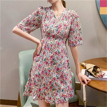 오노마 오노마 ONM 여자플라워패턴7부소매원피스 (7733636)