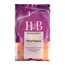 홀랜드앤바랫 다이스 파파야 125g Holland & Barrett Diced Papaya, 1팩