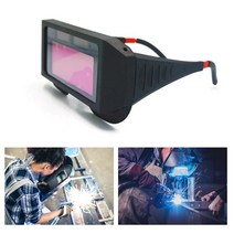 용접고글 전기 용접 고글 자동 다크닝 안경 헬멧 디밍 다기능 장비, [02] solar Welder Glasses