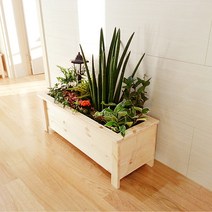 나무화분 원목 방부목 텃밭 편백, 편백 - 배수형, D240 (770 x 300 x 430)