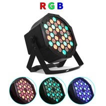 36x3W RGB 3 인 1 LED 파 라이트 컬러 DMX512 제어 파티 볼룸 DJ 디스코 장비 무대 장식 조명, [01] RGB, [03] AU 플러그
