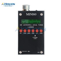 스펙트럼 분석기Mini60 Sark100 1-60MHz HF ANT SWR 안테나 분석기 측정기 (안드로이드 APP PC 포함) Ham R, 한개옵션0
