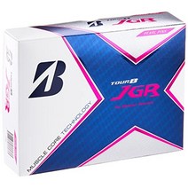 브리지스톤 골프공 TOUR B JGR 2021년 모델 12P, 핑크, 12개, 12개