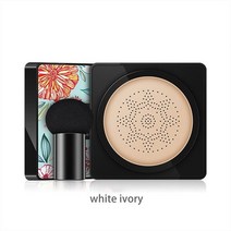 CC 크림 파운데이션 버섯 쿠션 뷰티 내추럴 컨실러 리퀴드 BB, Ivory white 1, CHINA, 02 Ivory white, 한개옵션1