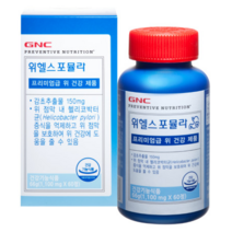 GNC 위헬스 포뮬라 위건강 감초추출물, 60정, 3개