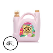 샤프란 아우라 섬유유연제 윌유메리미 5.5L X 4개 수건 의류 냄새제거 고농축 섬유향수, 상세페이지 참조, 상세페이지 참조, 상세페이지 참조