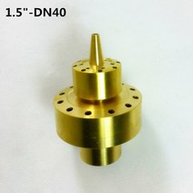 1 1.5 황동 더블 2 레이어 샤이닝 코트 꽃 기둥 분수 노즐, DN40