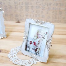 미니미소 왕관 프레임 액자 납골당꾸미기 작은 사진 소품