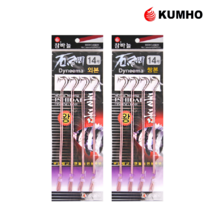 금호조침 KS-190 / KS-291 돌돔 묶음바늘 채비 외바늘 쌍바늘 석조, KS-190 왕 돌돔 (쌍본)