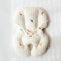 돗투돗x마롤로뜨 체어라이너 유아시트 아기의자 방석 식탁의자 시트, 체어라이너_크앙디노