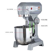 파운터 반죽기 밀가루 반죽 크림 우유 계란 버터 기계, B25(3가지 기능) 25L(중량 5.5KG)